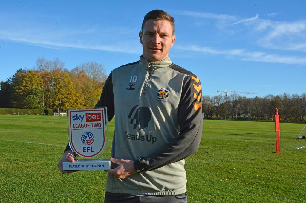 A huge congratulations to Steven Gerrard Academy graduate, Paul Mullin, on winning League 2 Player of the Month🏆

Want to follow in Paul's footsteps? Book your space on our next taster session by messaging our team today! 
#StevenGerrardAcademy #Football #League2