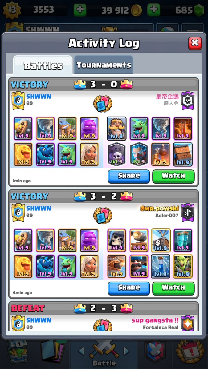 ShawnKit's tweet photo. Had to rejoin this challenge twice 🙈 I'm really bad at this but we still get it done so yeah 😂

( Swipe for the deck 👉 )

#clashroyale #qwertylaoo #toxic #egolem https://t.co/taeBvJdIFT