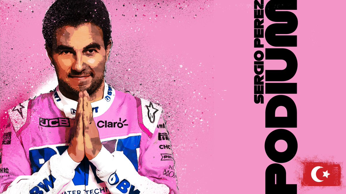 A superb podium for @SChecoPerez - his first of 2020! 🏆
#TurkishGP 🇹🇷 #F1 https://t.co/7eWZamwxQk