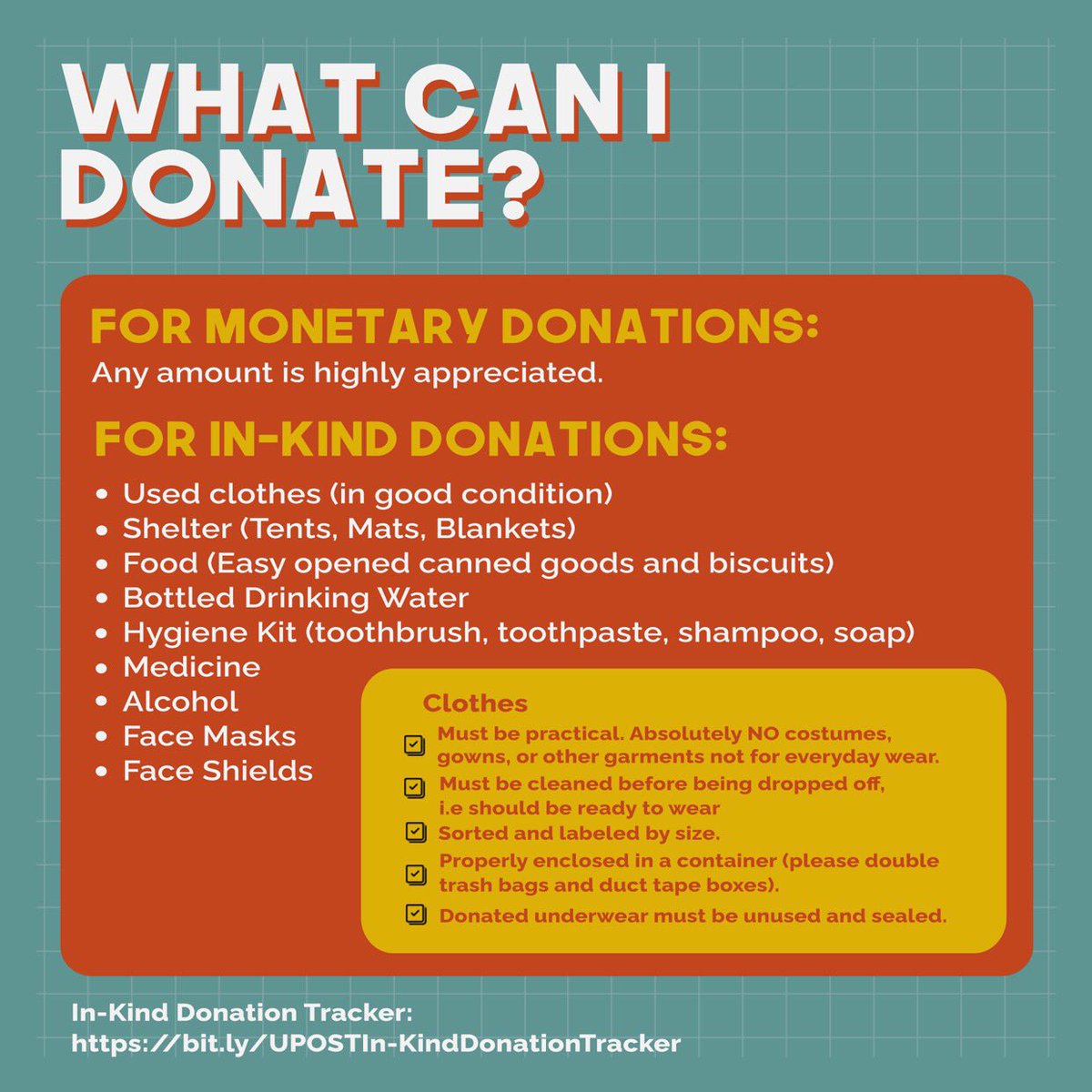 samangelo_'s tweet photo. #PampangaNeedsHelp
The Lualu Donation Drive aims to provide aid to our fellow Kapampangans gravely affected by the rising water levels from Sierra Madre, Tarlac, and Nueva Ecija.
Please check below for more details.
#LualaDonationDrive
#ReliefPH
#Padayon
#KeepingUPOSTed https://t.co/tdGtIsQTaQ