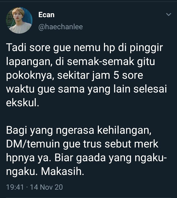 sunhkisses's tweet photo. • Lockscreen. 

"Coba jelasin, kenapa?"
—haechan au. https://t.co/PULDIaegFg