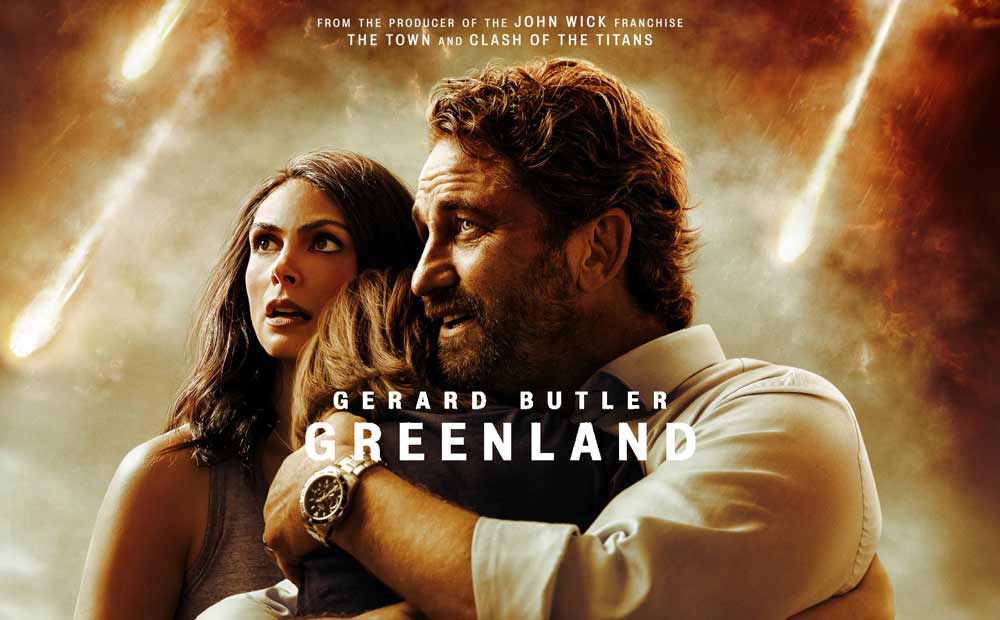 Greenland. Enjoyed it. Not to complicated, typical american action movie. Loved the setting of a meteorite crushing the earth. Nature has something epic and beautiful, but sadly destructive at times. The movie was a good representation of what would happen if it were to happen 