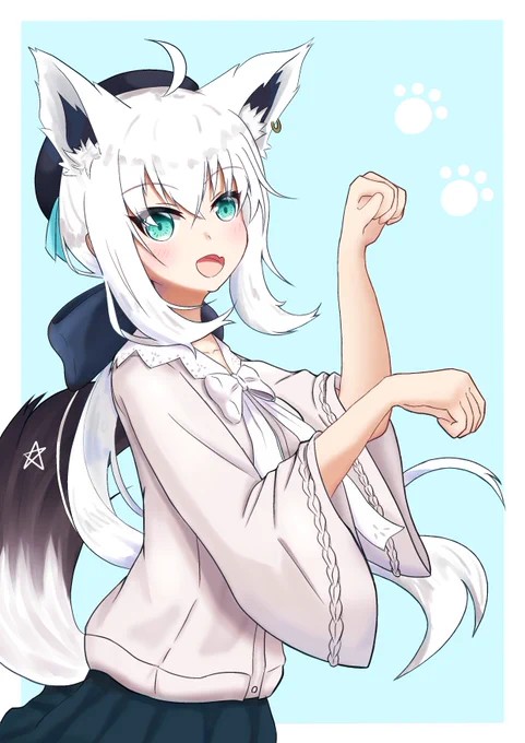 #絵フブキ 
コンコンッ! 