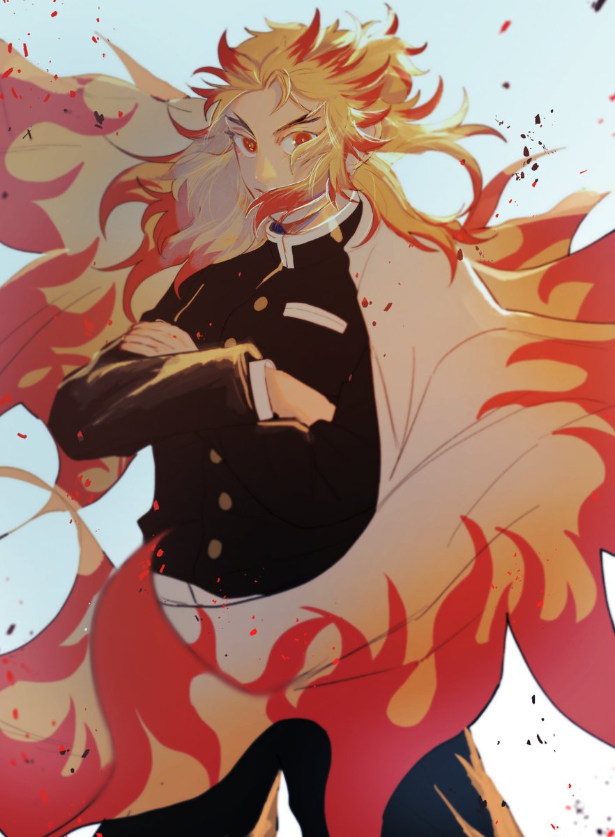 #皆さん線画と塗った後を見せてください 