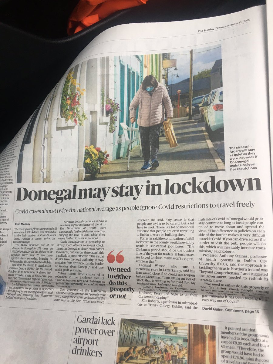 #retail has to be allowed to open. This cannot happen to #Donegal . We face an economic disaster and even worse a #mentalhealth tsunami. This will only push shoppers across a border and to other counties . <a href="/lkchamber/">Letterkenny Chamber</a> <a href="/ChambersIreland/">Chambers Ireland</a>