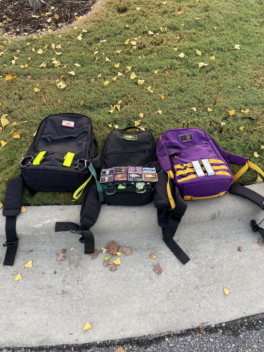 F3Stabler's tweet photo. @F3ENC 3 PAX got some well needed miles towards the #PushFor100 this morning at #CutlassSunday 🎒⚔️ @f3Patch @JoeMcclenney https://t.co/Pkbj3rXMDU