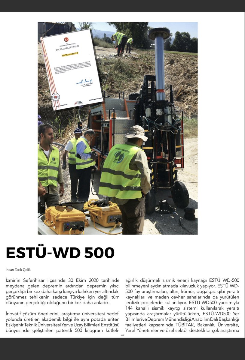 tun_muammer's tweet photo. ESTÜ Weight Drop 500 (WD500) #SeismicSurveying #seismic #seismicreflection @esteknikuniv @yerveuzay
https://t.co/0Fx4EfckxV https://t.co/mKyZHknrRS
