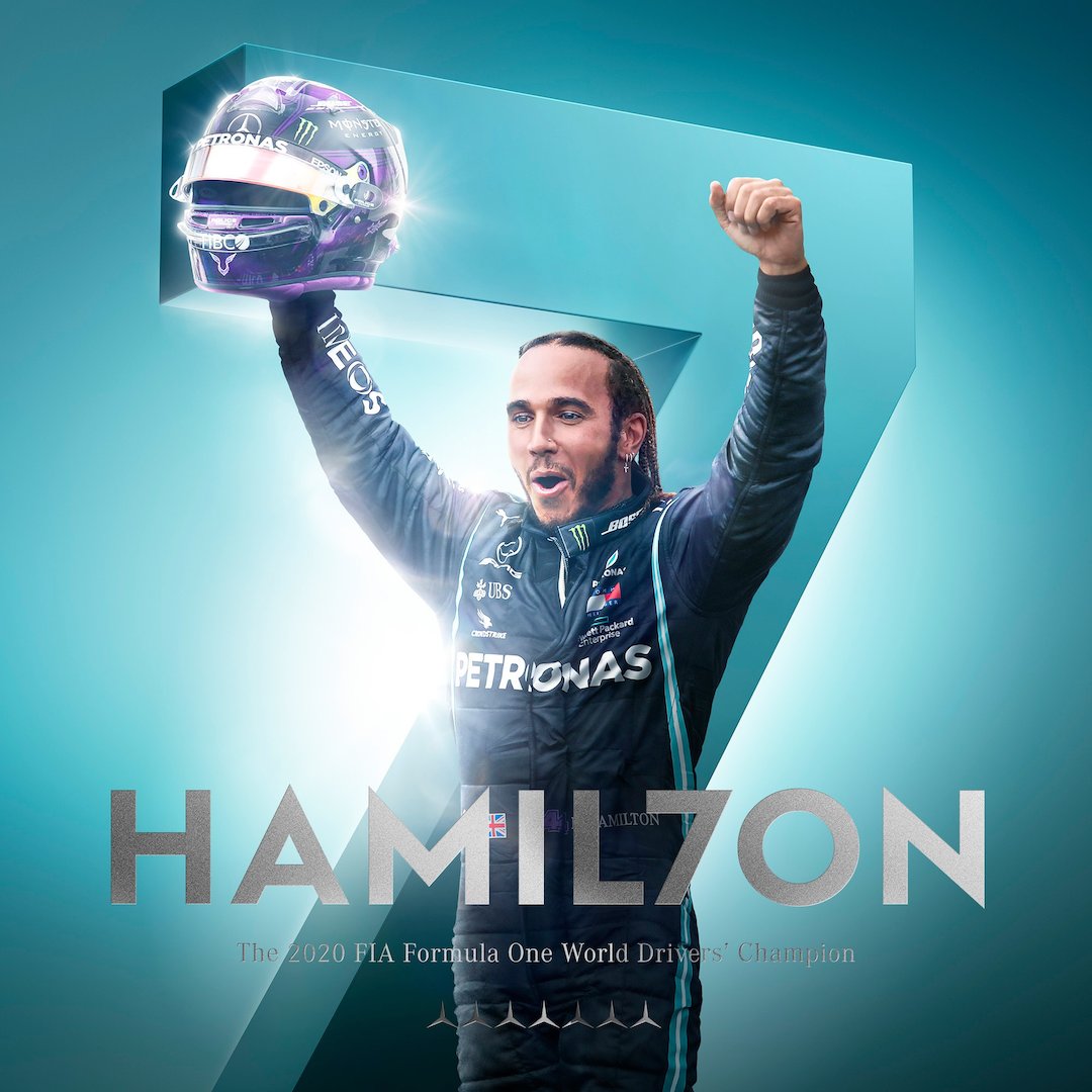 MercedesBenz's tweet image. LEWIS #HAMIL7ON. ✊ Champion of the world for the seventh time! Congratulations! 👏