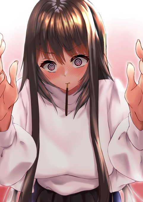 「う、動かないでね」
#アマカノ 