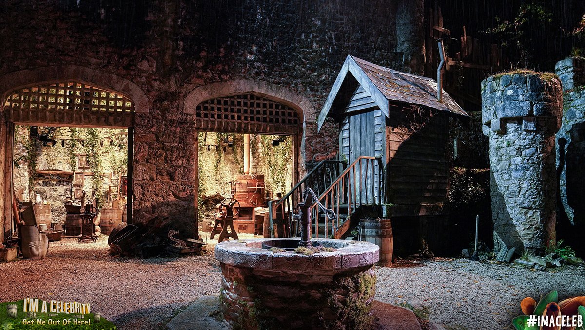 imacelebrity's tweet photo. Take a peek around the stone-cold walls and moss covered Camp that 10 Celebs will now call home... 🏰👀#ImACeleb https://t.co/550datNxlA