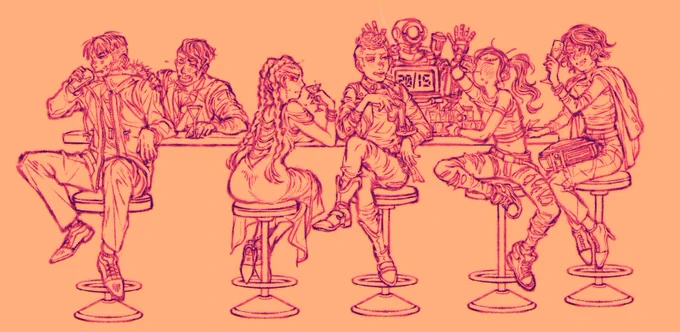 夜の時間なラクガキ!🍸 #ApexLegends 