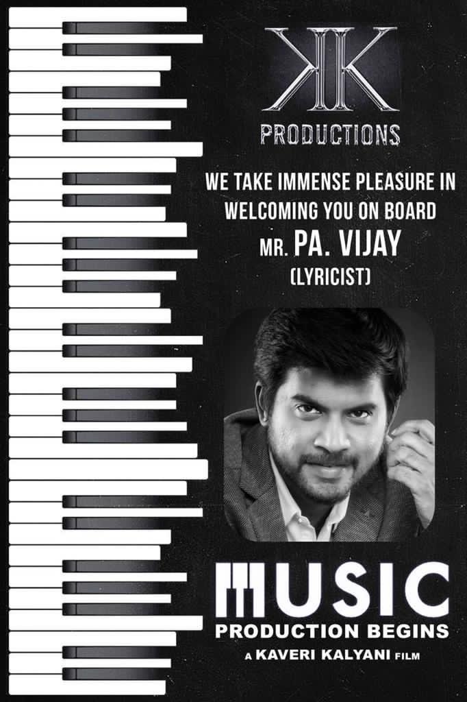 onlynikil's tweet photo. .@kaverikalyani directorial 
@K2KProduction 
#MultilingualFilm 
welcoming 
@pavijaypoet on board
Tamil Music Production Begins
⭐️ing @ChethanCheenu
🎶 @achurajamani 
#kaverikalyani #K2KProductions
#ProdNo1 @onlynikil
@UrsVamsiShekar #StayTuned #NikilMurukan #NM #NMNews23 https://t.co/odscjGzKbx