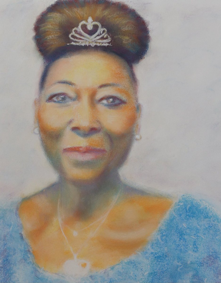 HelenThair's tweet photo. This weeks PAOTW from @SkyArts Floella Benjamin - pastels on paper - great face to paint!
#myPAOTW @StoryvaultFilms https://t.co/hstYbJwKWR