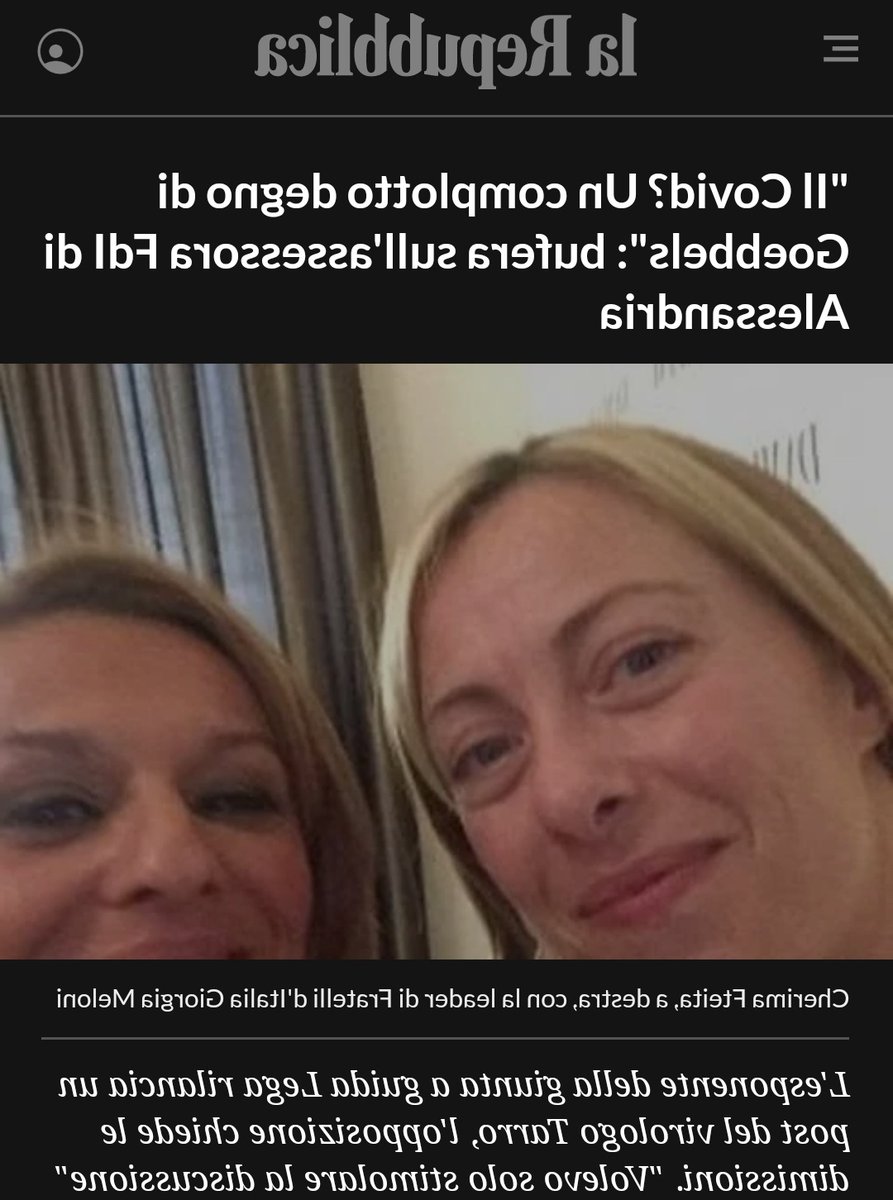 MPSkino's tweet photo. Tweet per utenti curiosi

- aprite l'immagine
- cercate uno specchio
- posizionate lo smartphone
  di fianco al vostro viso
- Guardate l'immagine allo specchio
- Leggete
- Guardatevi negli occhi
- Rileggete
- Guardatevi negli occhi
- Provate a non ridere

Fatto?😂

#facciamorete https://t.co/iTtvlYBzwQ