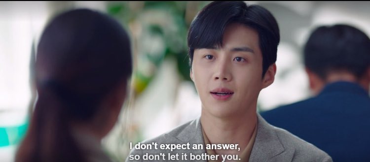 his confession is nothing but.. honest. yes. without putting additional pressure on her, without expecting any answer, he just likes her and it’s enough.

see, owning up your feelings isn’t so hard right jipyeong-ah?🥺 #startupep10
