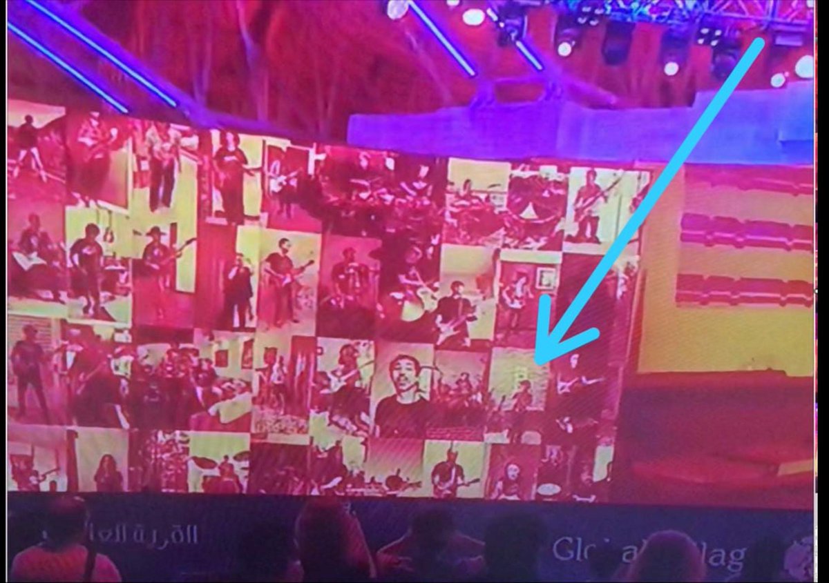 OOB_GEMS's tweet photo. Gaurav Jayaprakash of Gr 6 F was part of the biggest virtual rock concert -"Rockin'1000 GLOBAL GIG”. It was live streamed on 30th Oct in honour of the Silver Jubilee anniversary of Dubai's Global Village &amp; broke the Guinness World Records title. @OOB_GEMS @GEMSEducation @shjspea. https://t.co/32n8Iranqd