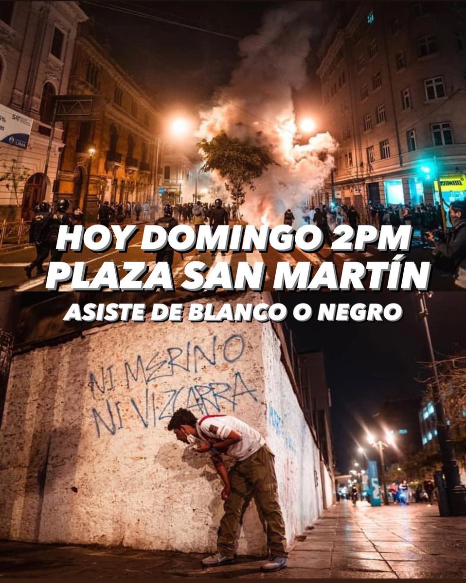 Nueza's tweet photo. No nos cansaremos, hoy más que nunca, por ellos: Brian Pintado e Inti Sotelo 
#FueraMerino #MerinoAsesino #GobiernoAsesino https://t.co/LwbUlSPmfj