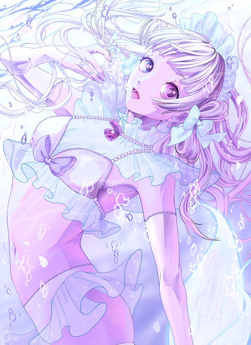 #皆さん線画と塗った後を見せてください 