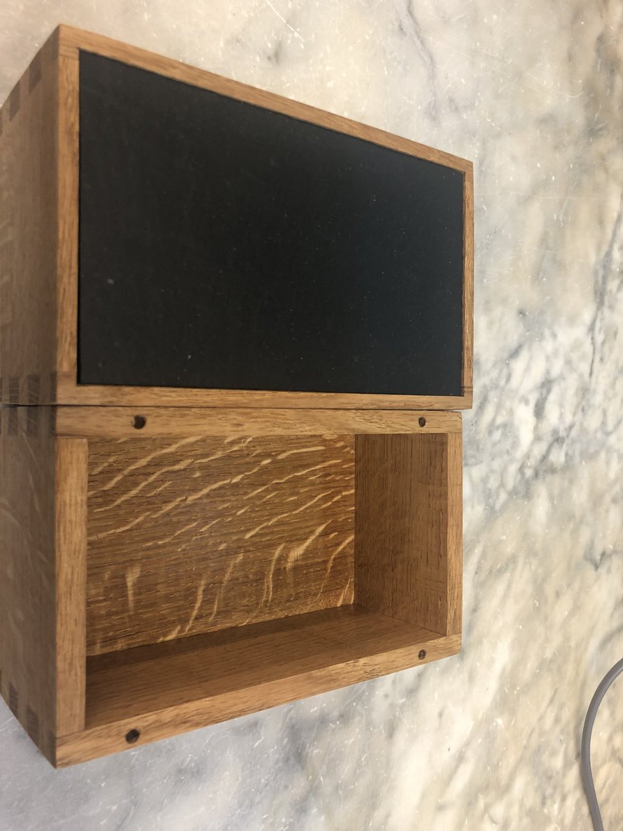 Our old bread boxes have served us well over the last 4 years. My Dad has been busy making new ones and here they are, aren’t they just spectacular <a href="/BeacHouseOxwich/">BeachHouseRestaurant</a>