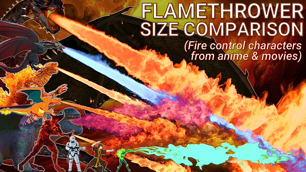 Flamethrower Power Comparison! Coming Soon...