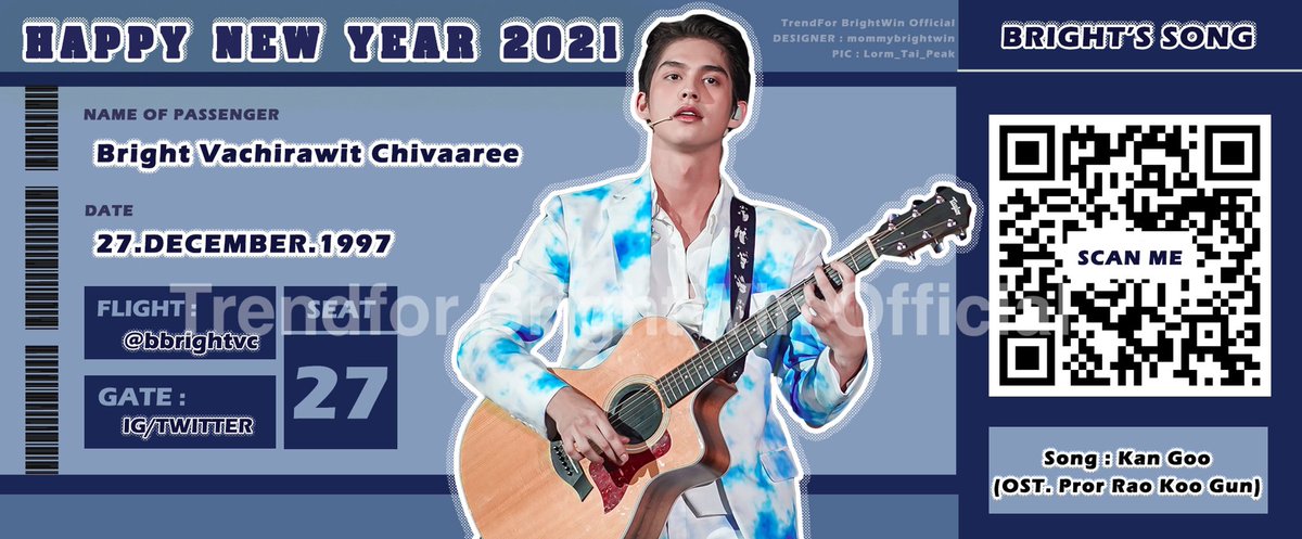 TrendFor_BW's tweet photo. เนื่องจากใกล้ปีใหม่แล้ว ทางบ้านเทรนด์เล็กๆ หลังนี้อยากจะขอบคุณทุกคนที่อยู่ด้วยกันมา ด้วยการมอบของขวัญเล็กๆ น้อยๆ ให้ทุกคน 

ทางทีมได้จัดทำ Boarding Pass ไบร์ทวิน สามารถรับได้ในลิงก์นี้เลยจ้า
https://t.co/HU18TaCfSf

*มีค่าจัดส่ง 20 บาท*

#bbrightvc
#winmetawin
#ไบร์ทวิน https://t.co/NXFfwiYabG