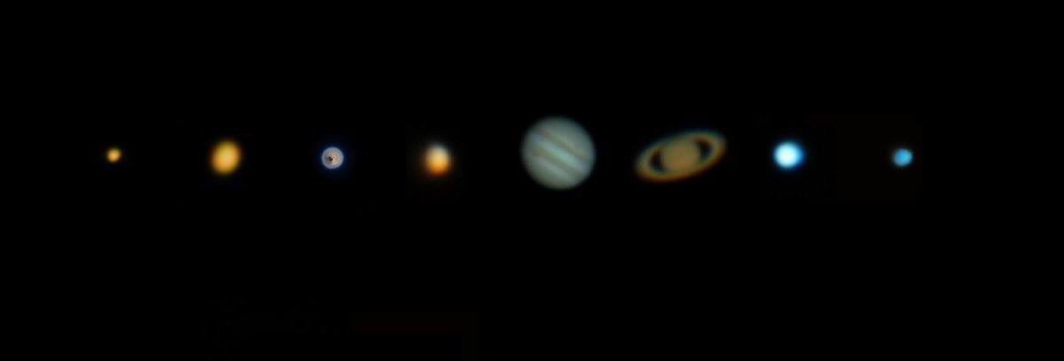 Still the best photo that I have ever taken. The entire solar system.