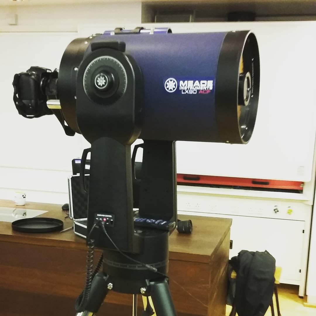 For the planets I used this - a 12 inch reflector with DSLR at the prime focus. I had to wait for each planet to come into opposition - to be adjacent to the earth in its own orbit. From beginning to end this took about two and half years. Earth was much more difficult...