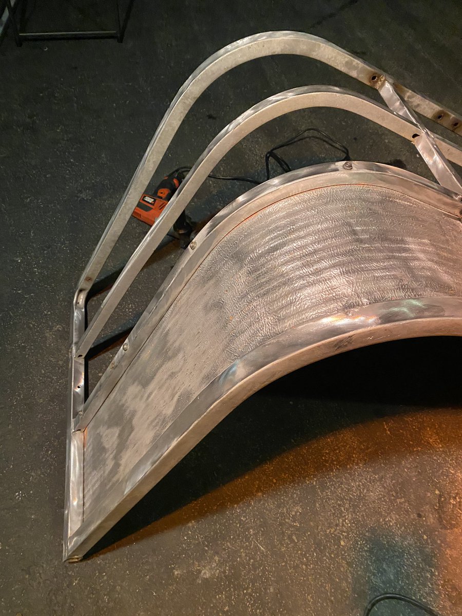 Prep work on the railings, getting ready for paint