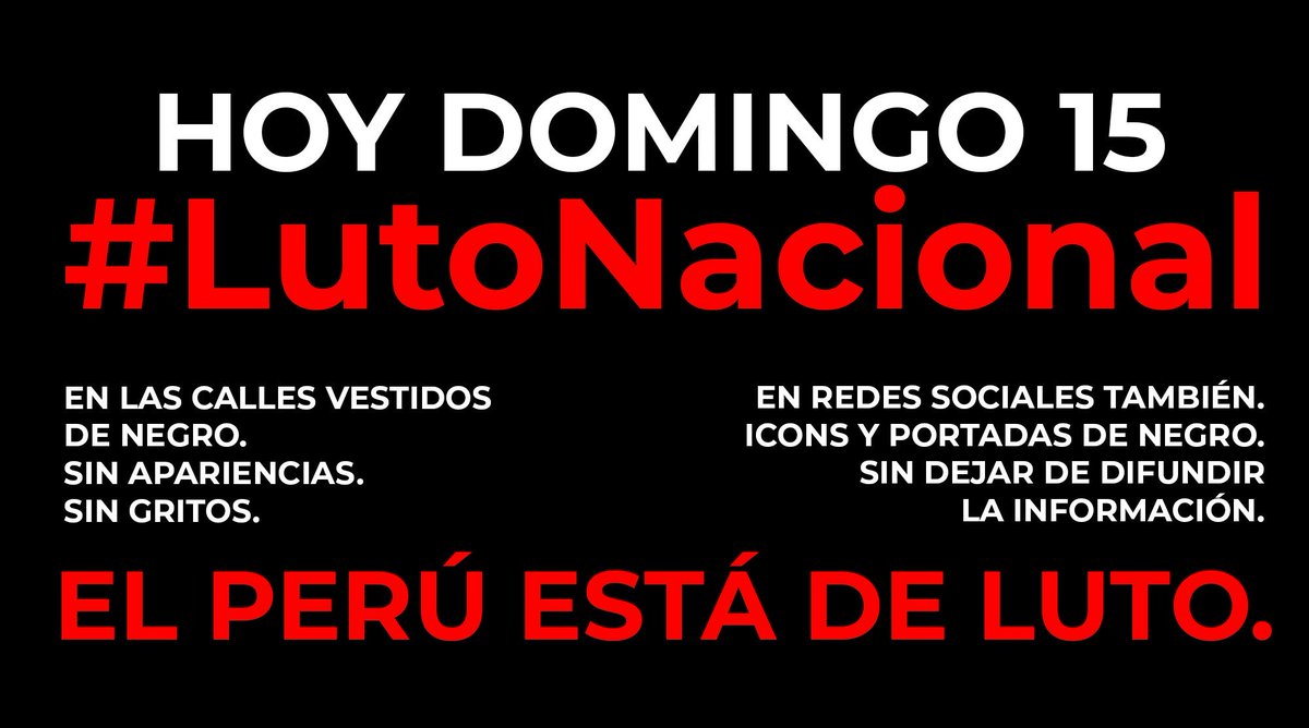 21Cordeliamar's tweet photo. Ni olvido ni perdón.
#LutoNacional https://t.co/6b8z9fluli