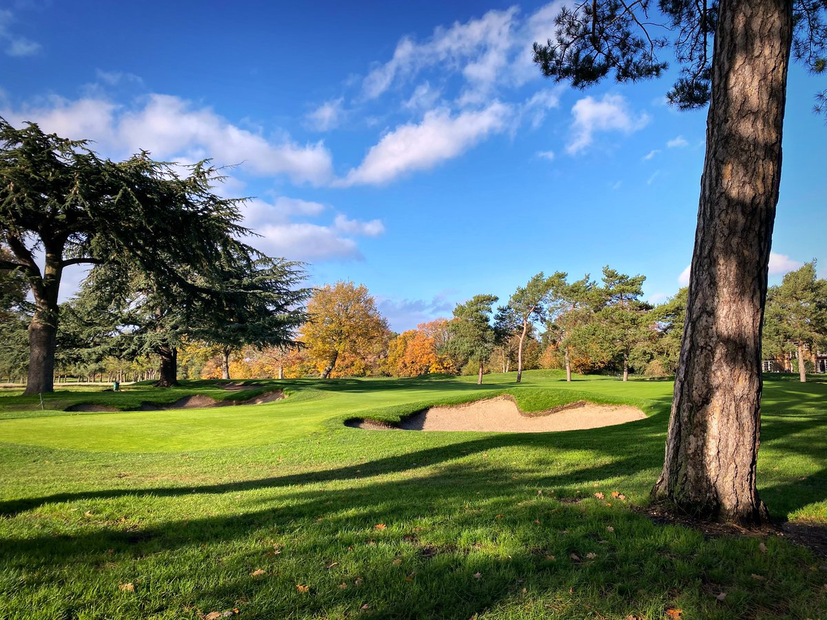 FulwellGC's tweet photo. It’s a little wet under foot after the last 24 hours of rain but the blue skies help #coursewalk #leaveseverywhere https://t.co/wTS0dVni4R