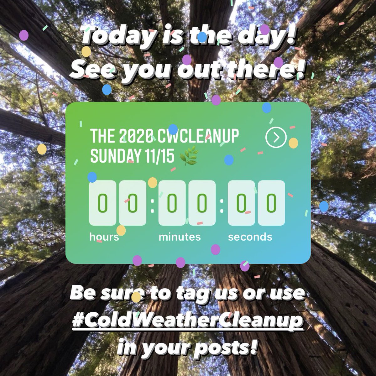 ColdWeatherCo's tweet photo. Happy #ColdWeatherCleanup! 🎉

#trashtag #nature #gooutdoors https://t.co/cSMk4IF8uH