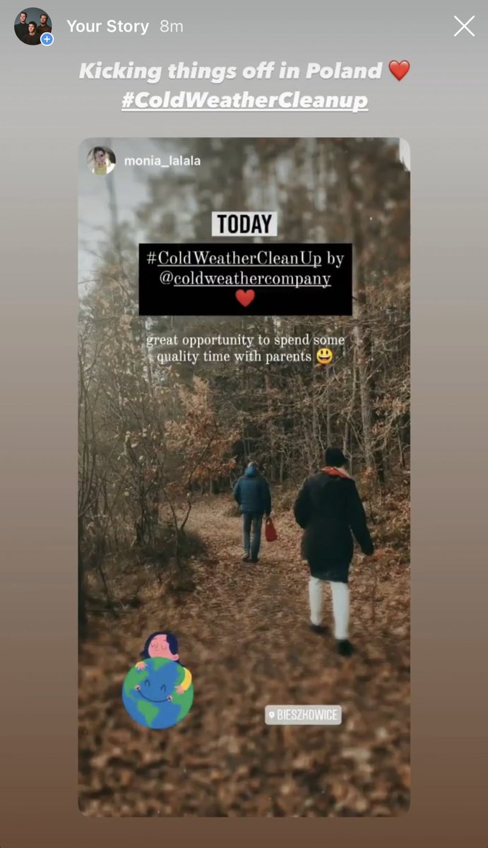 ColdWeatherCo's tweet photo. Early birds checking in from Poland and Germany! #ColdWeatherCleanup https://t.co/rXnjJhoATJ
