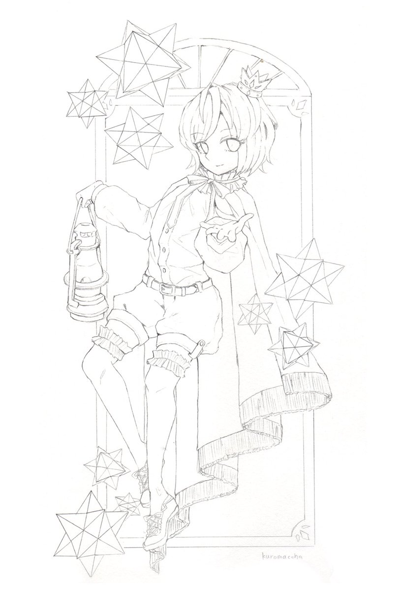#皆さん線画と塗った後を見せてください

みる? 