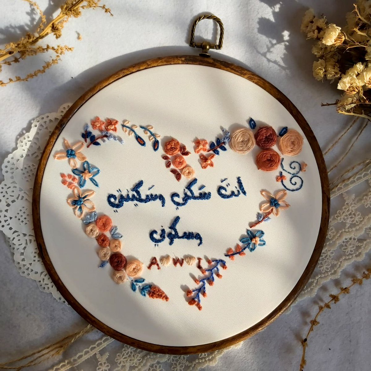 mariamtahseen5's tweet photo. أنتَ سَكني و سَكينتي و سكوني
Final result
#تطريز #photograph #gift #art #تطريز_يدوي #embroidery #handiworks #handmade #colors
Page Instagram: https://t.co/o2XweCROjY https://t.co/4Uk9MjGnd5