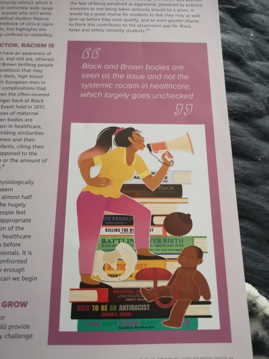 thelovelymaeve's tweet photo. This months @TPM_Journal article of the month Should we decolonise midwifery education by @BlkMumToMidwife is a must read. A catalyst for changes in Midwifery education going forward. Actively against racism. #matexp #Beyondthebump2020 #Beyondthebump #fivexmore https://t.co/qBqlmbgIzQ