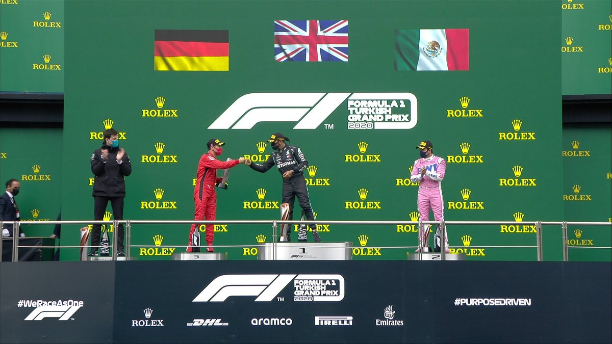 marcofariash's tweet photo. ¡Vaya manera de comenzar el domingo!

@SChecoPerez🇲🇽 hizo un carrerón para terminar segundo en el #TurkishGP y conseguir el noveno podio de su carrera en #F1.

¡Qué bonito es ver a mexicanos destacar en sus deportes!

📸: @F1 https://t.co/WK9T5svxCx