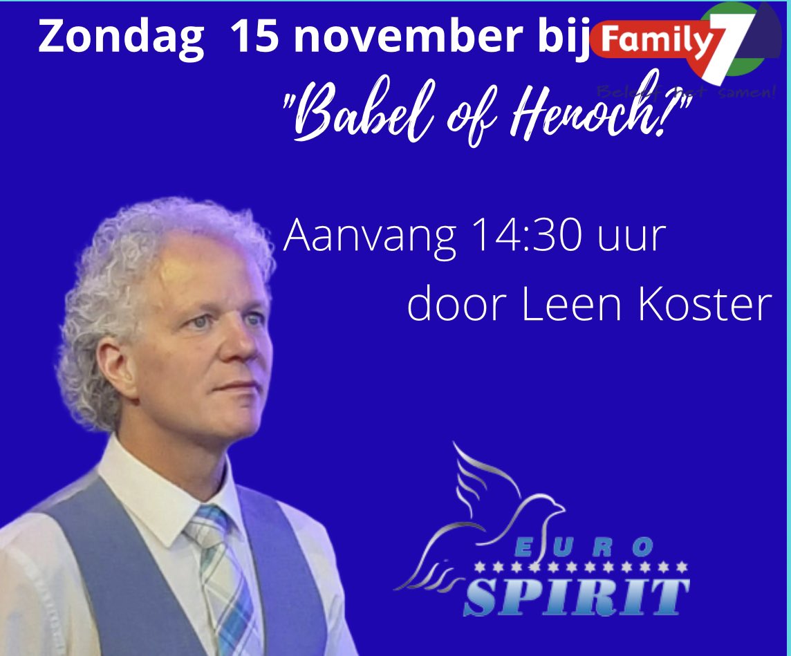 Zo om 14:30. Family7. Babel of Henoch?