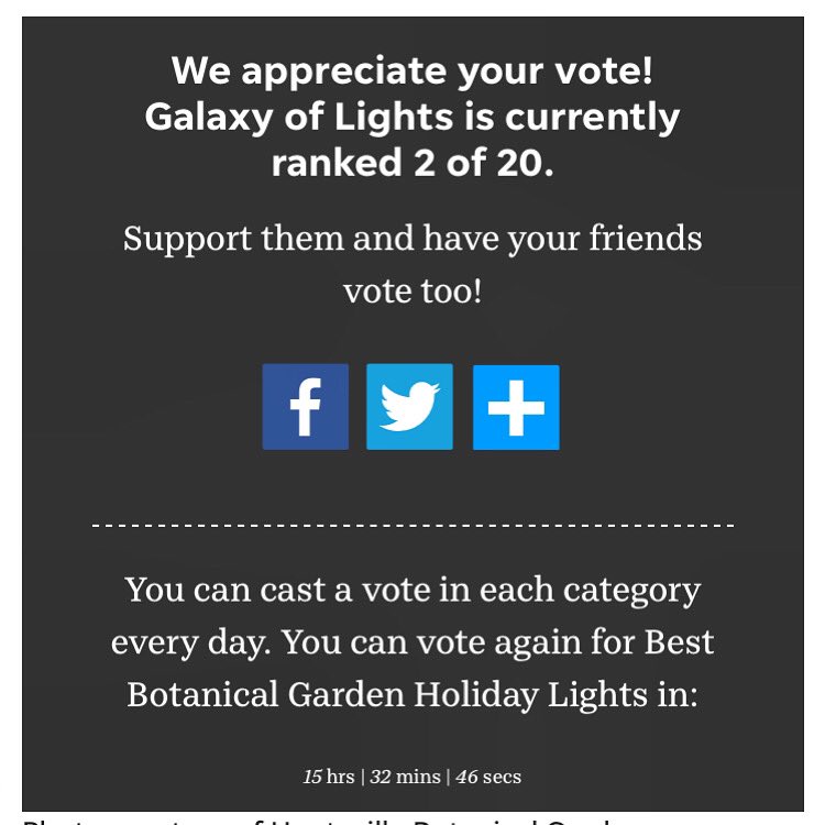 You might need to refresh to see the vote option every day. 10best.com/awards/travel/…