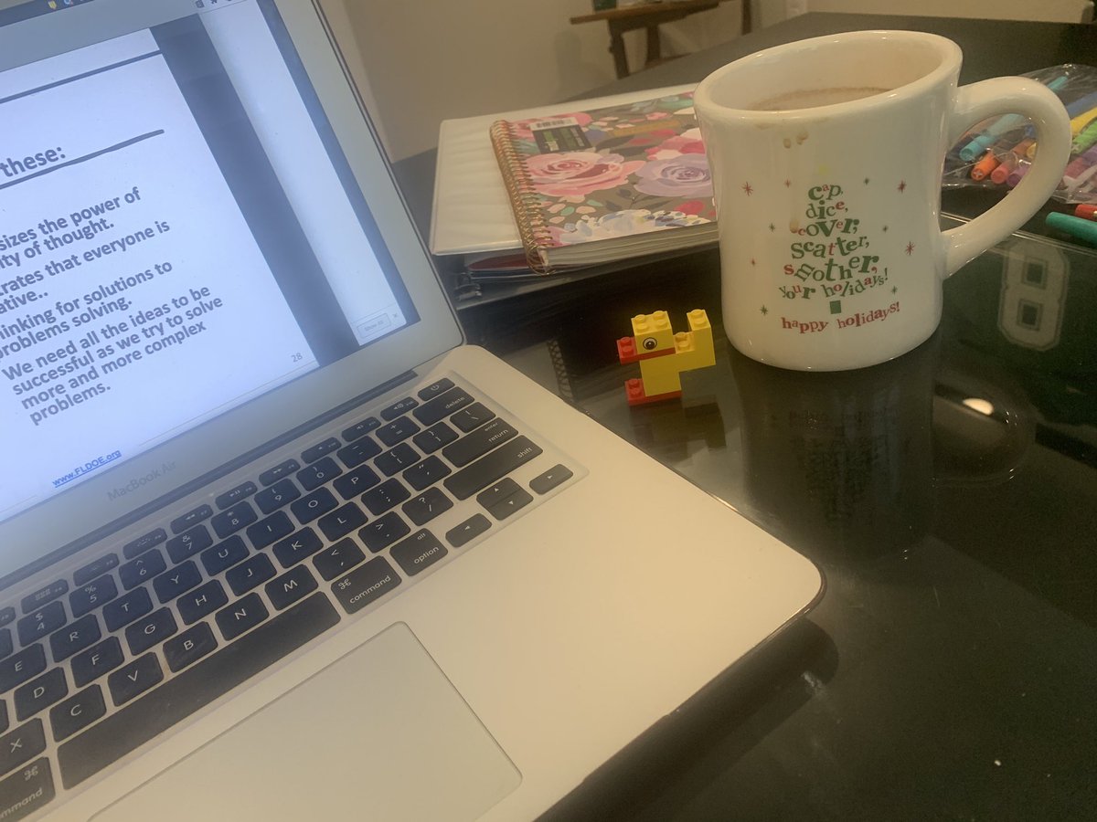 jnissenbauer13's tweet image. Ready for the last day of #CSintheSunshine with coffee and my lego duck in hand 🦆!! Let’s go! @SandersSMES #ConstantlyLearning #ConstantlyGrowing