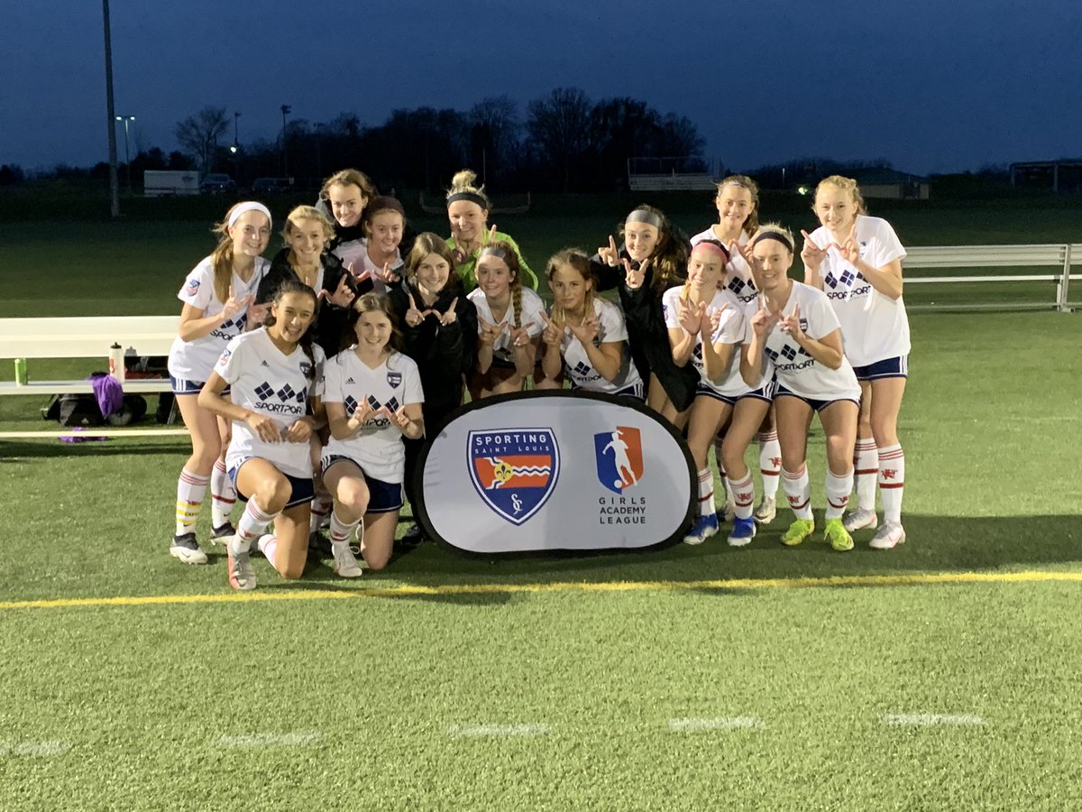 SportingRD2004's tweet photo. Great game yesterday vs @CenturyV_FC in our @GAcademyLeague game. Wide field allowed us to show our quality. 6 players on the score sheet for 7 goals and a shutout. Coaches can DM for copy of the video. #completeteam #garising @SportingSTL https://t.co/jtDqHrN2Id