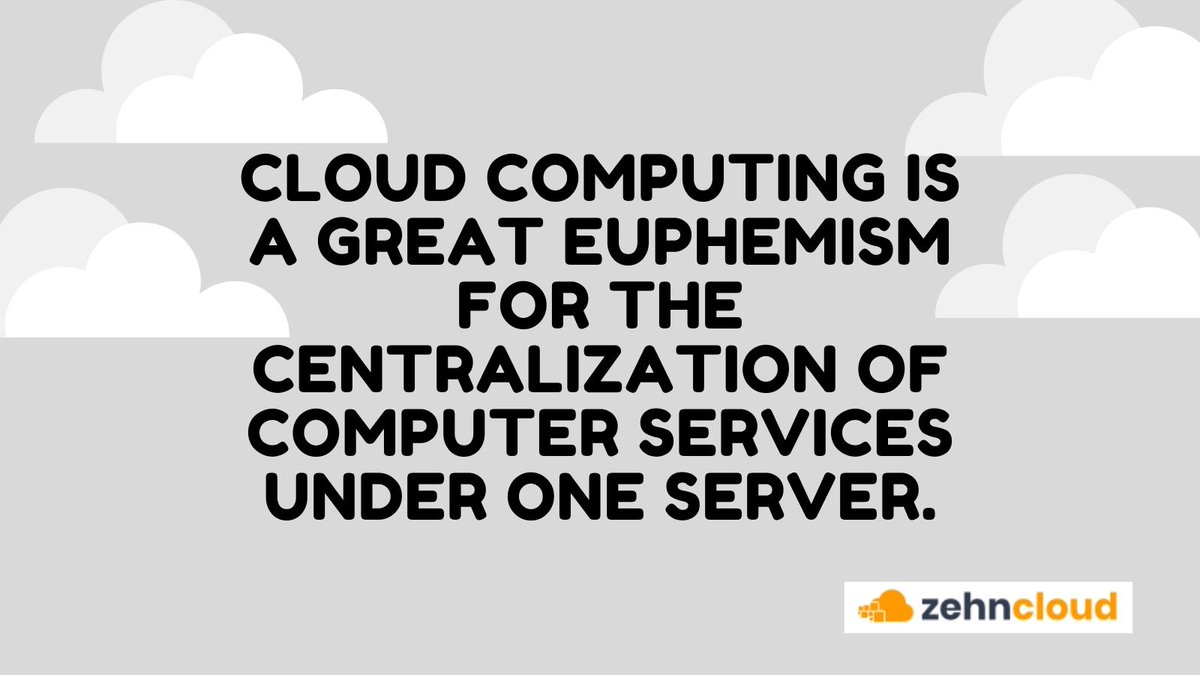 Zehncloud2's tweet image. Cloud Computing is a great euphemism for the centralization of computer services under one server.

To Know More About the AWS Cloud Services, Click Here:
zehncloud.com

#aws #awscloud #awscloudsolutions #awscloudservices #zehncloud