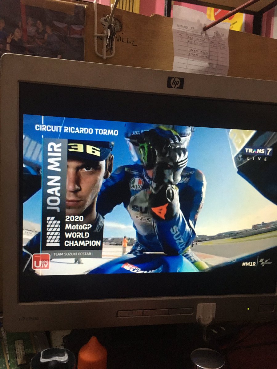 fahmi_rmcf's tweet photo. The new champion #M1R #joanmir36 @JoanMirOfficial https://t.co/JQ55ZlSuND