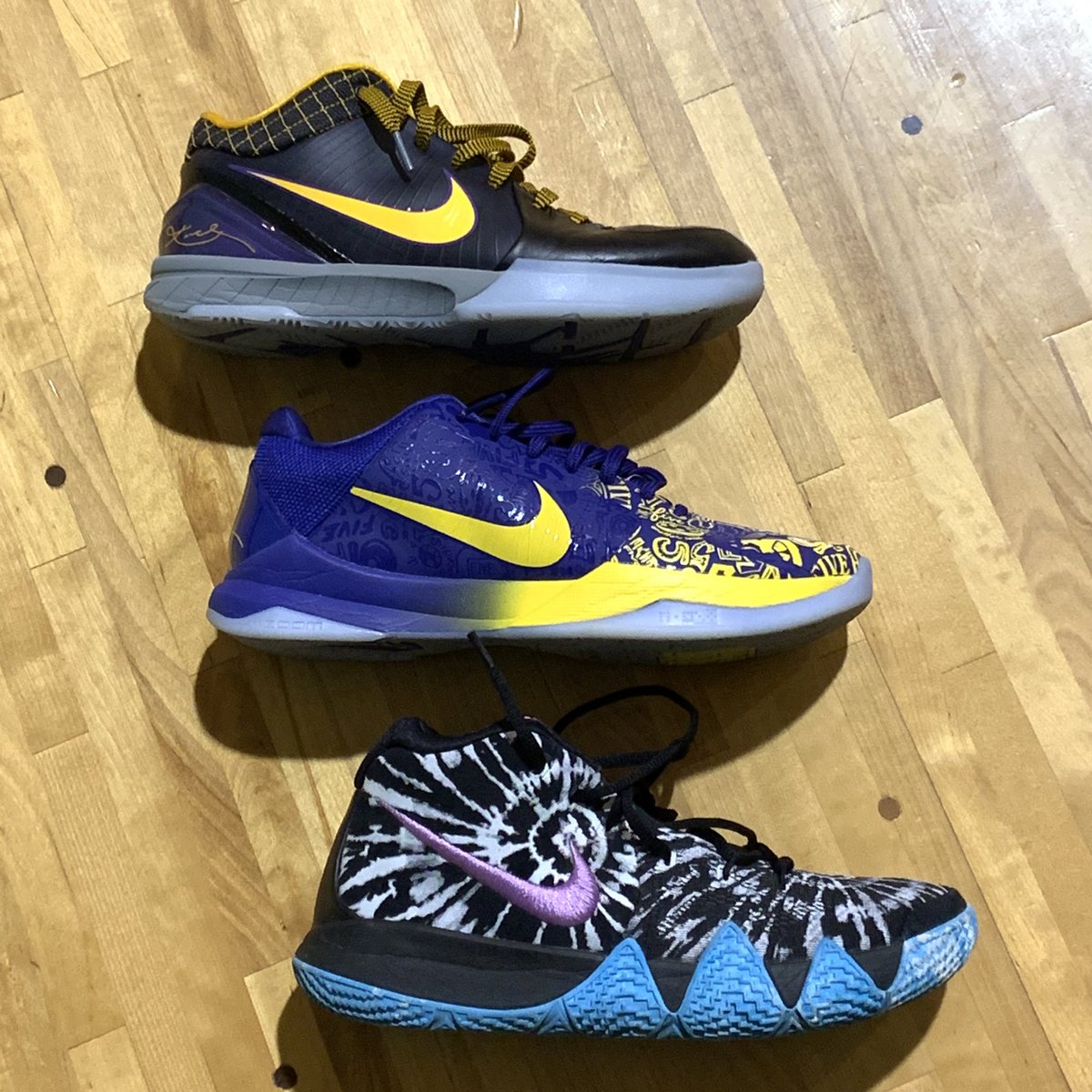 ASTERKICKS's tweet photo. Kobe 5の乗り方分かった🌟
Kyrie 4は迷宮入りしそう。
#nike
#kobeivprotro
#kobeiv
#kobe4
#carpediem
#kobevprotro
#kobev
#kobe5
#5rings
#kyrie4as
#kyrie4 https://t.co/VPyWTUYXfk