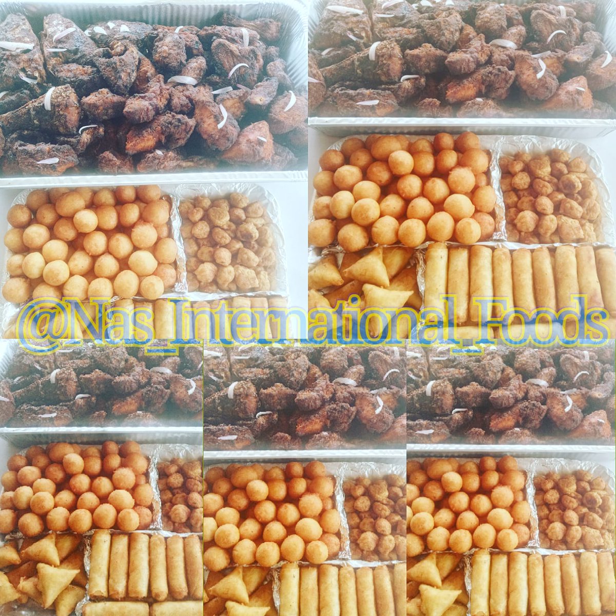 Nas_Intl_Foods's tweet photo. 15/11/20.
#Spring_roll #Samosa #Grilled_Fish #Chicken_BBQ #Puff_Puff #Mosa 😋
Delivered 2pm prompt. 🚘 Ajao Estate, Oshodi, Lagos.
✍
We Are Available To Take Your Order!! https://t.co/3oHL5r2JsM