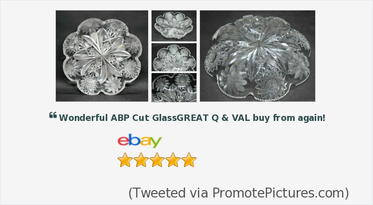 kerrberry77's tweet photo. #AmericanBrilliantPeriod Cut Glass Scalloped Dish Hobstars Daisy Stunning | eBay #antiqueglass #abp #abpcg #cutglass #antiques
https://t.co/kzQ0L2QJMS
(Tweeted via https://t.co/MeD6Intbwd) https://t.co/IOqT2HsIWP