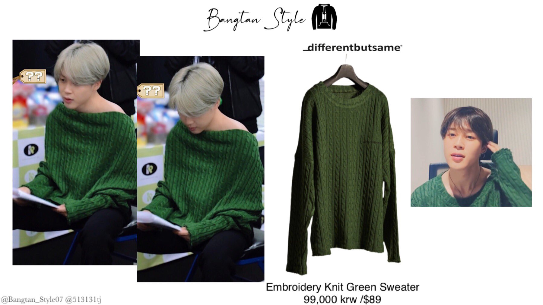 Bangtan Style⁷ (slow) on X: VLIVE 220220 [ Maison Margiela Jumper, Louis  Vuitton Necklace ] #JIMIN #BTS @BTS_twt  / X