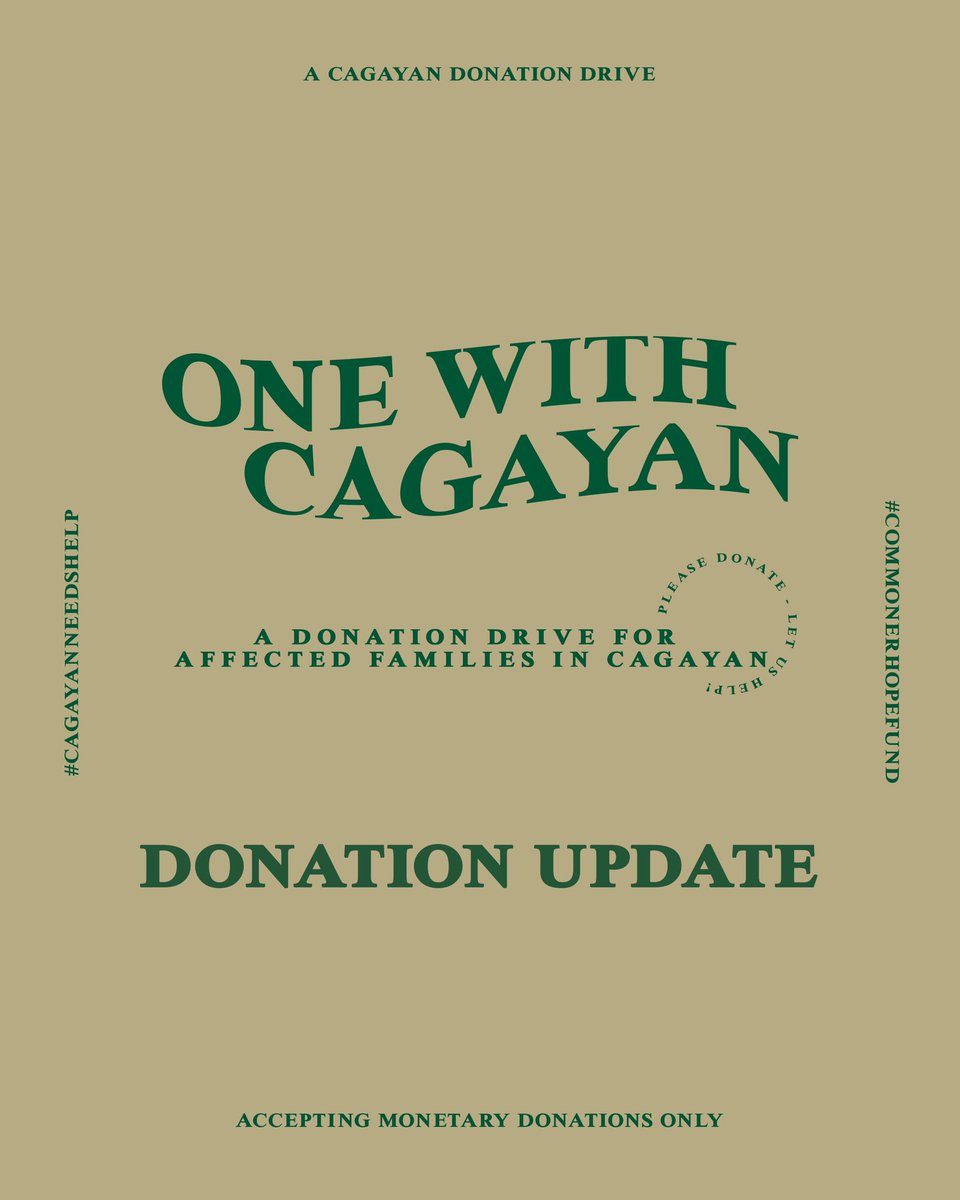 AngeliqueManto's tweet photo. UPDATE ON #ONEWITHCAGAYAN (1)

You can still donate! Details are all here: https://t.co/1LqzVNiIoS

#CagayanNeedsHelp #CommonerHelpFund #UlyssesPH

@davidguison @guisadofam @mediacommoner https://t.co/hqZU5XNoDB