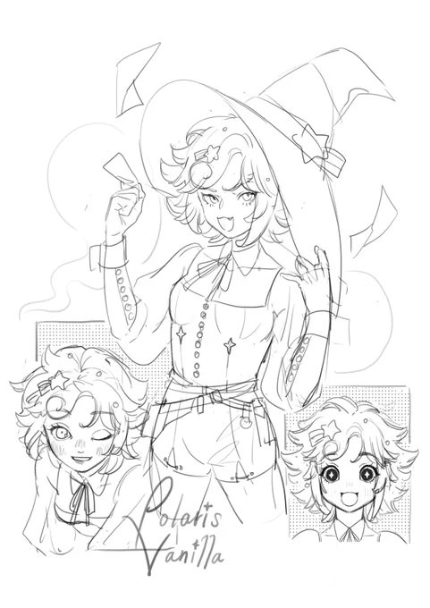 if I make a vtuber, she's gonna be a spunky witch. 