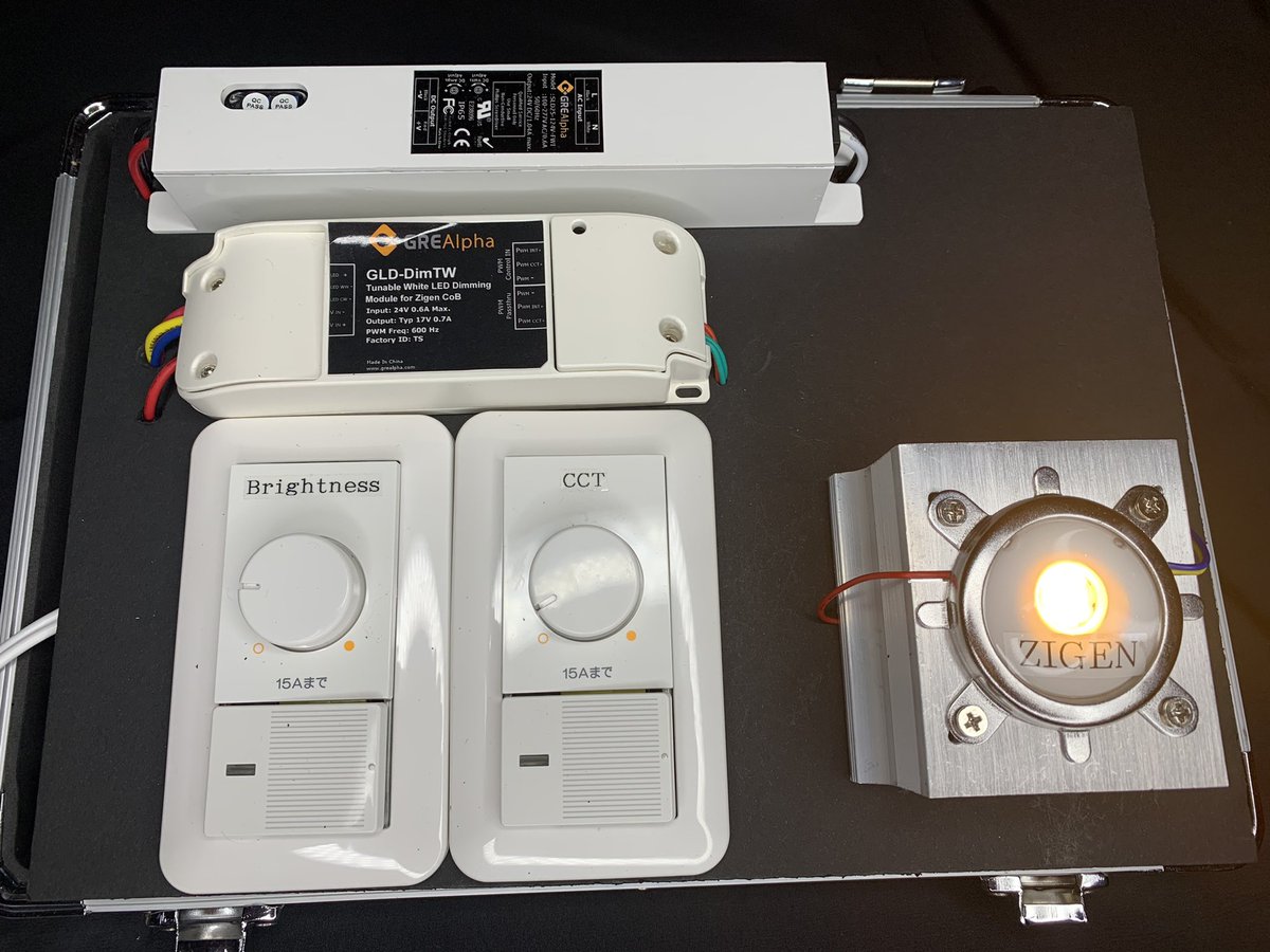 GREalphaJapan's tweet photo. GRE Alpha Tunable White dimming module for Zigen on BBL CoB 
https://t.co/uiWHytYOXA

#GREalpha #TunableWhite https://t.co/W5hcyYWe29