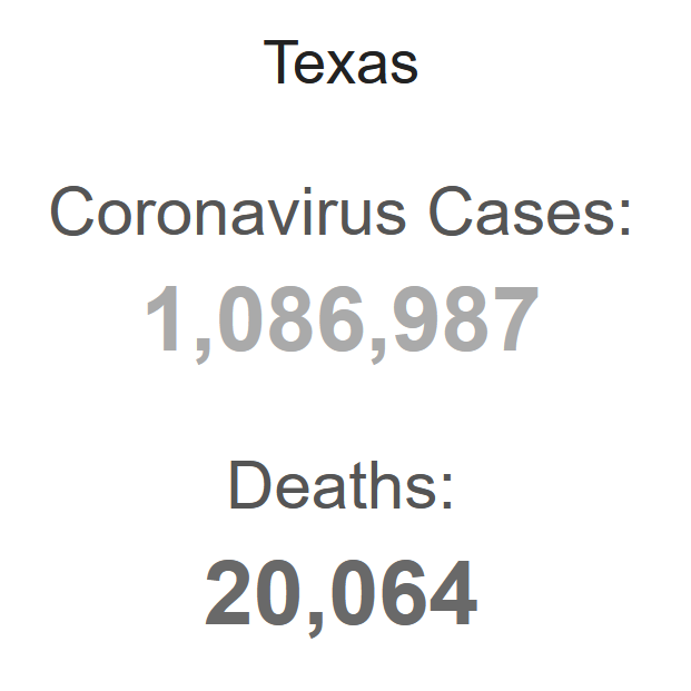 NEW TEXAS THREAD 2/12: Overall, sorry to say Texas leads the nation in COVID-19 cases. We would probably also lead the nation in COVID-19 deaths were it not for the March-April epidemic that hit New York after the virus entered from Europe in Jan-Feb